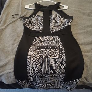 Geoprint dress